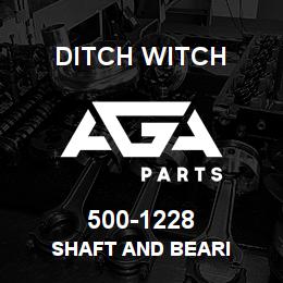 500-1228 Ditch Witch SHAFT AND BEARI | AGA Parts