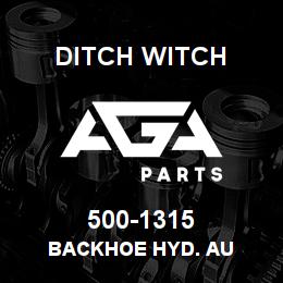 500-1315 Ditch Witch BACKHOE HYD. AU | AGA Parts