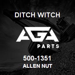 500-1351 Ditch Witch ALLEN NUT | AGA Parts