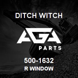 500-1632 Ditch Witch R WINDOW | AGA Parts