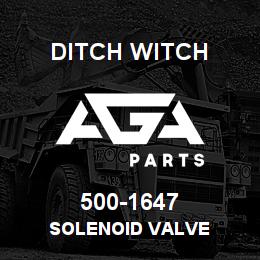 500-1647 Ditch Witch SOLENOID VALVE | AGA Parts