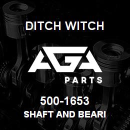 500-1653 Ditch Witch SHAFT AND BEARI | AGA Parts