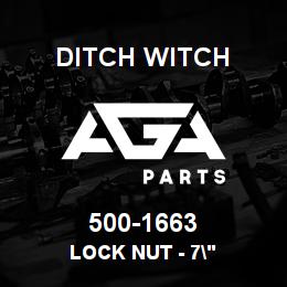 500-1663 Ditch Witch LOCK NUT - 7" | AGA Parts