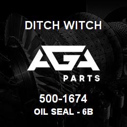 500-1674 Ditch Witch OIL SEAL - 6B | AGA Parts