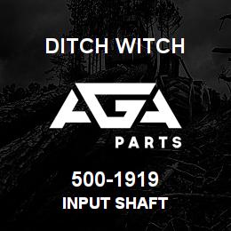 500-1919 Ditch Witch INPUT SHAFT | AGA Parts