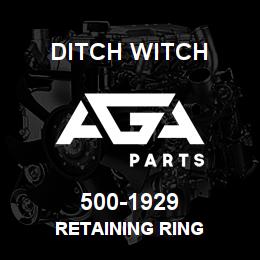 500-1929 Ditch Witch RETAINING RING | AGA Parts