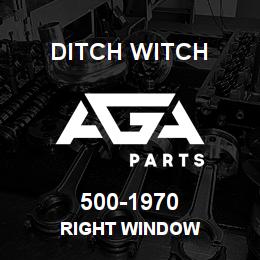 500-1970 Ditch Witch RIGHT WINDOW | AGA Parts