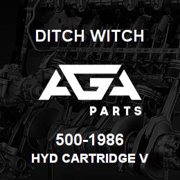 500-1986 Ditch Witch HYD CARTRIDGE V | AGA Parts