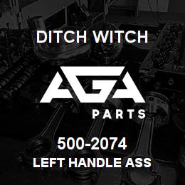500-2074 Ditch Witch LEFT HANDLE ASS | AGA Parts