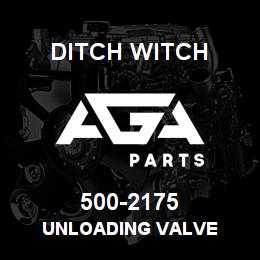 500-2175 Ditch Witch UNLOADING VALVE | AGA Parts