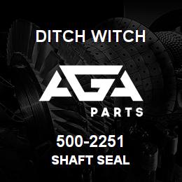 500-2251 Ditch Witch SHAFT SEAL | AGA Parts