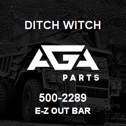 500-2289 Ditch Witch E-Z OUT BAR | AGA Parts