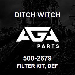 500-2679 Ditch Witch FILTER KIT, DEF | AGA Parts