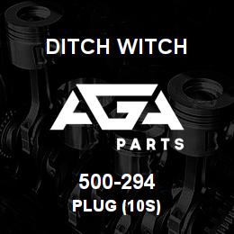 500-294 Ditch Witch PLUG (10S) | AGA Parts