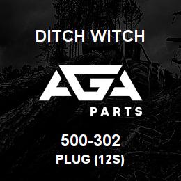 500-302 Ditch Witch PLUG (12S) | AGA Parts