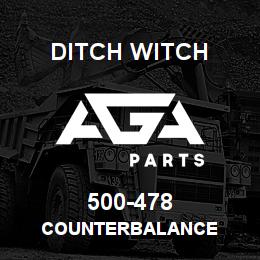 500-478 Ditch Witch COUNTERBALANCE | AGA Parts