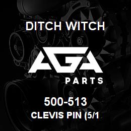 500-513 Ditch Witch CLEVIS PIN (5/1 | AGA Parts