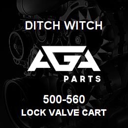 500-560 Ditch Witch LOCK VALVE CART | AGA Parts