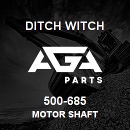 500-685 Ditch Witch MOTOR SHAFT | AGA Parts