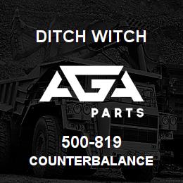 500-819 Ditch Witch COUNTERBALANCE | AGA Parts