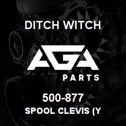 500-877 Ditch Witch SPOOL CLEVIS (Y | AGA Parts