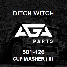 501-126 Ditch Witch CUP WASHER (.81 | AGA Parts