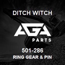 501-286 Ditch Witch RING GEAR & PIN | AGA Parts