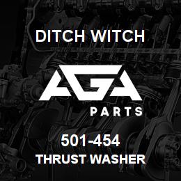 501-454 Ditch Witch THRUST WASHER | AGA Parts
