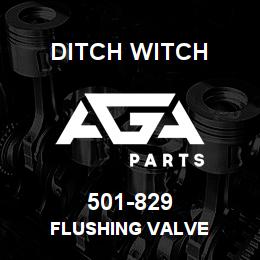 501-829 Ditch Witch FLUSHING VALVE | AGA Parts