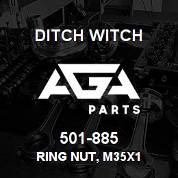 501-885 Ditch Witch RING NUT, M35X1 | AGA Parts
