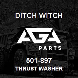 501-897 Ditch Witch THRUST WASHER | AGA Parts
