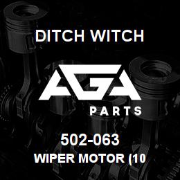 502-063 Ditch Witch WIPER MOTOR (10 | AGA Parts