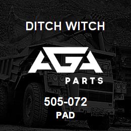 505-072 Ditch Witch PAD | AGA Parts