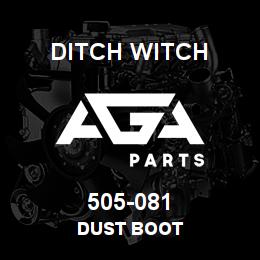 505-081 Ditch Witch DUST BOOT | AGA Parts