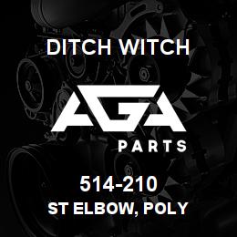 514-210 Ditch Witch ST ELBOW, POLY | AGA Parts