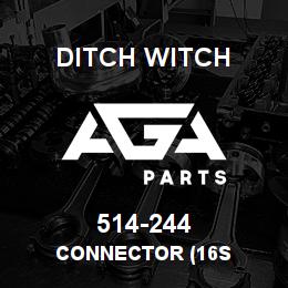 514-244 Ditch Witch CONNECTOR (16S | AGA Parts