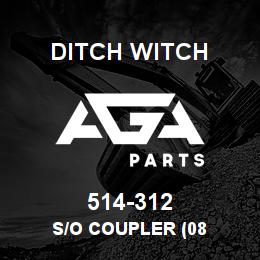514-312 Ditch Witch S/O COUPLER (08 | AGA Parts