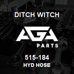 515-184 Ditch Witch HYD HOSE | AGA Parts