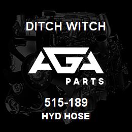 515-189 Ditch Witch HYD HOSE | AGA Parts
