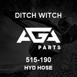 515-190 Ditch Witch HYD HOSE | AGA Parts