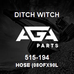 515-194 Ditch Witch HOSE (08OFX90L | AGA Parts