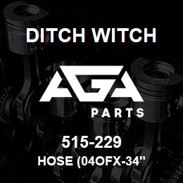 515-229 Ditch Witch HOSE (04OFX-34" | AGA Parts