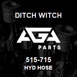 515-715 Ditch Witch HYD HOSE | AGA Parts
