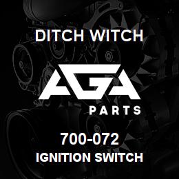 700-072 Ditch Witch IGNITION SWITCH | AGA Parts