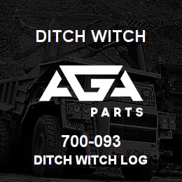 700-093 Ditch Witch DITCH WITCH LOG | AGA Parts