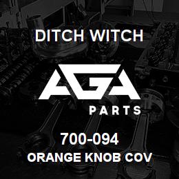 700-094 Ditch Witch ORANGE KNOB COV | AGA Parts