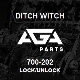 700-202 Ditch Witch LOCK/UNLOCK | AGA Parts