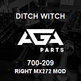 700-209 Ditch Witch RIGHT MX272 MOD | AGA Parts