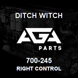 700-245 Ditch Witch RIGHT CONTROL | AGA Parts