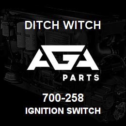 700-258 Ditch Witch IGNITION SWITCH | AGA Parts